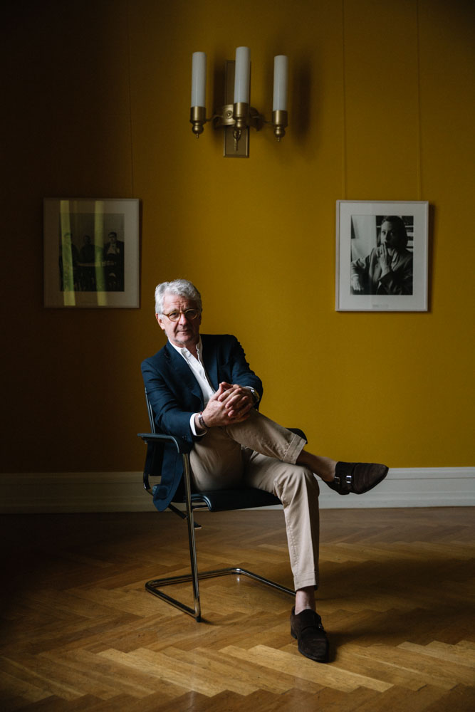 Autor und Sportournalist Marcel Reif bei der Vorstellung seines Erinnerungsbands 