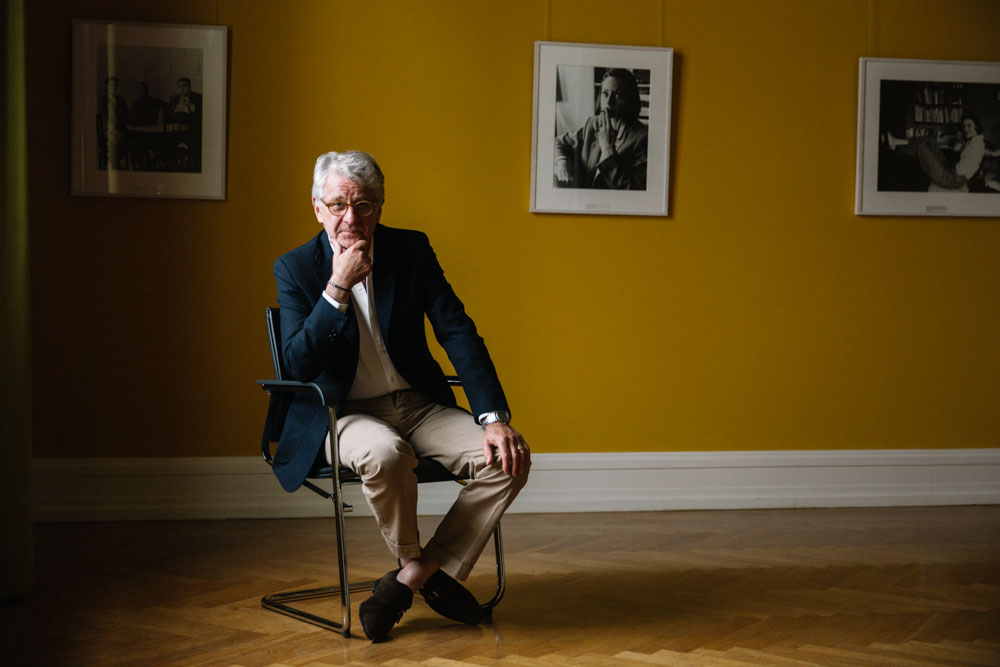 Autor und Sportournalist Marcel Reif bei der Vorstellung seines Erinnerungsbands 