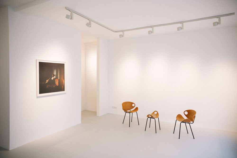 Blick in Peter Sillems neue Galerie in der Dreieichstraße 2 in Frankfurt am 19. September 2017. 